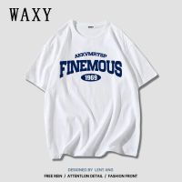 WAXY纯棉短袖T恤女夏季新款百搭韩版潮流学生宽松女装上衣ins潮牌