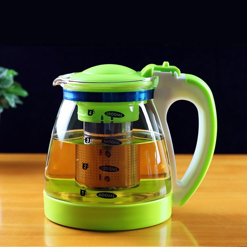 大小容量茶壶耐热玻璃泡茶壶花茶壶家用水壶水杯过滤泡茶茶具套装