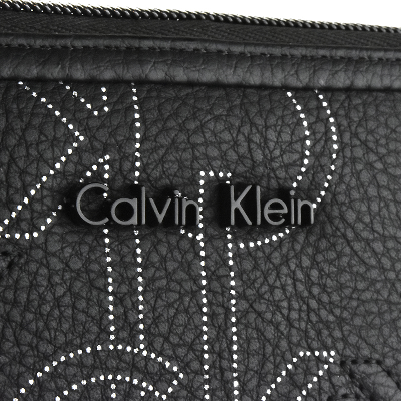 Calvin Klein 卡文克莱 真皮PVC 长款钱包