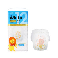 妮飘Nepia 日本Whito 轻薄透气 12小时拉拉裤 44枚 L 9kg-14kg