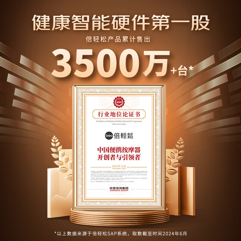 breo倍轻松腰枕按摩仪BM1801高清大图