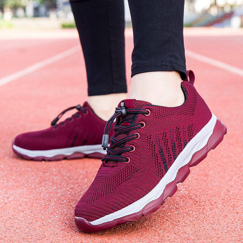 正品张凯丽正品得知足力健身体老人鞋正品软底女妈妈秋冬季运动防水鞋