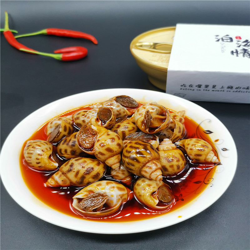 香辣小海鲜熟食即食罐装组合 150克*6 即食罐头小吃下饭菜 香辣鲍鱼扇贝肉蛤蜊肉大虾东风螺小章鱼 六罐价