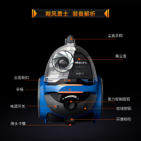 飞利浦（Philips） 吸尘器 家用 FC5832/81 手持 大功率 1400W 强力干式吸尘机 无耗材低噪音大吸力