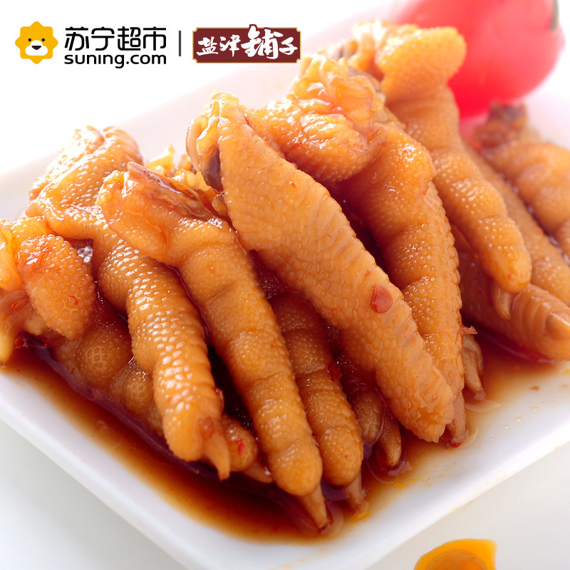 盐津铺子 卤味小食 迷你卤凤爪 238g(休闲零食)