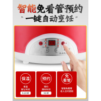 电蒸锅法耐(FANAI)多功能家用三层商用全自动电蒸笼蒸菜馒头蒸汽锅小型不锈钢 智能预约版/紫色五层32CM4层蒸笼