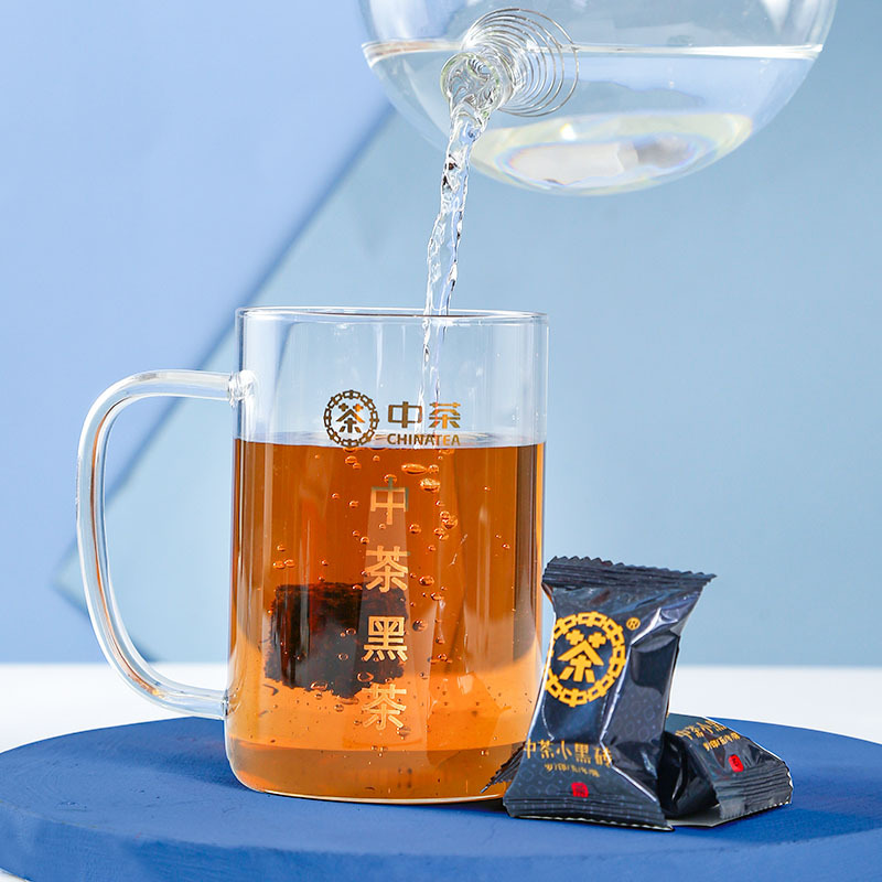 中茶 湖南安化黑茶 中茶小黑砖 盒装 150g