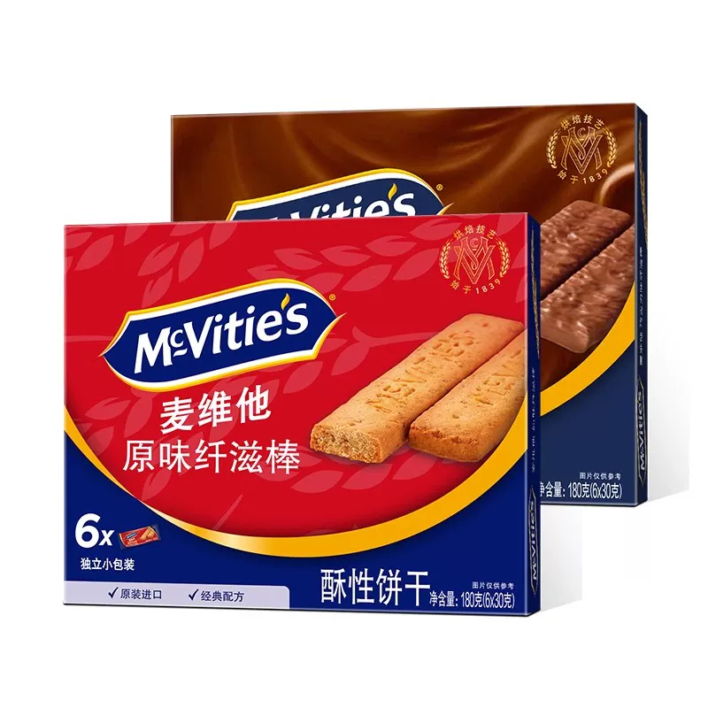 麦维他原味纤滋棒180g原装进口酥性饼干[临期特惠]11月21日起到期高清大图