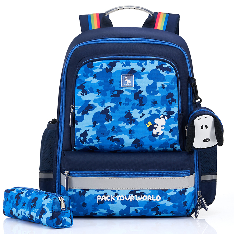 爱华仕OIWAS儿童卡通双肩包织物材质时尚实用设计安全舒适高清大图