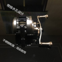 全金属鼓轮JH改装版微物雷强轮远投海钓锚鱼打黑轮翘嘴鲈鱼鱼线轮