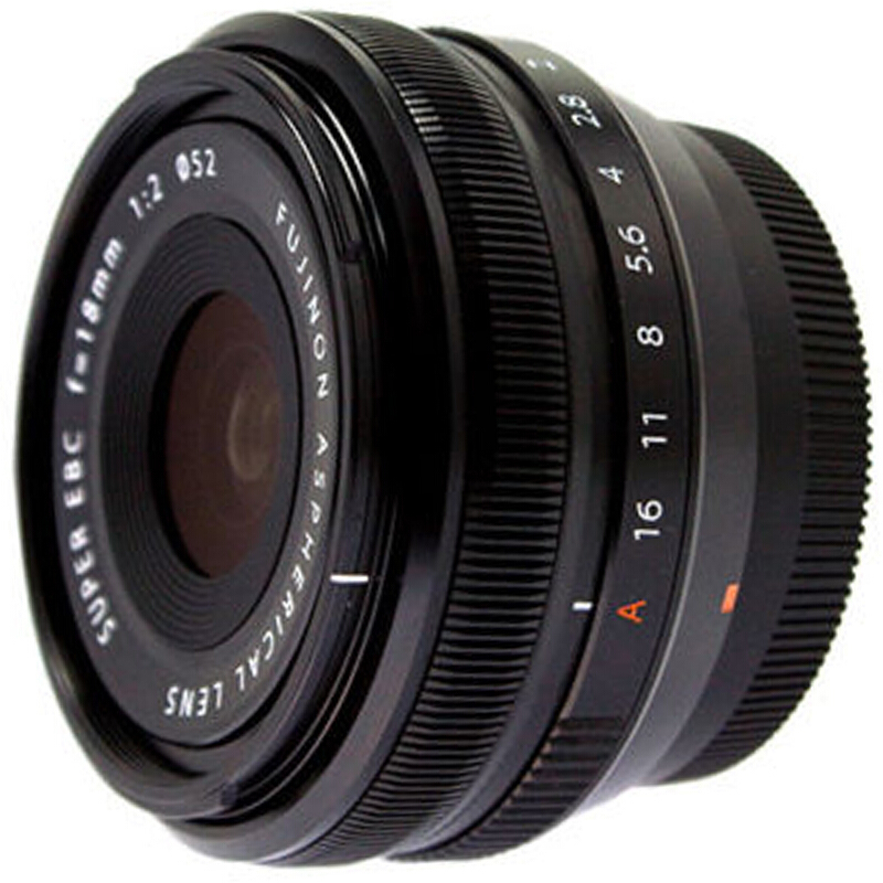 富士(FUJIFILM) XF18mmF2.0 R 标准广角定焦镜头 XF微单镜头 适用于XT30/XT3/XS10