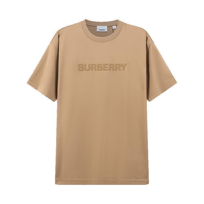 博柏利burberry男款棉质宽松版圆领短袖t恤8055310
