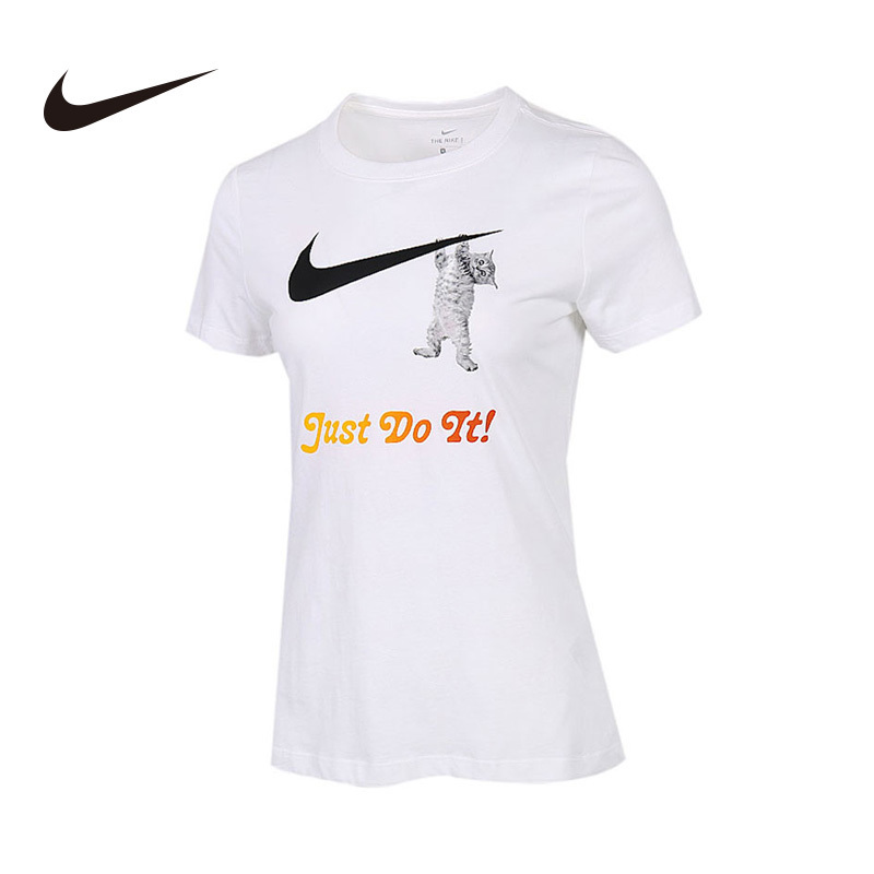 NIKE耐克 新品女子休闲运动圆领短袖T恤 DA2481-100