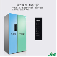 博世（Bosch） 对开风冷无霜电脑控温双循环双开大容量电冰箱KAN92E68TI金