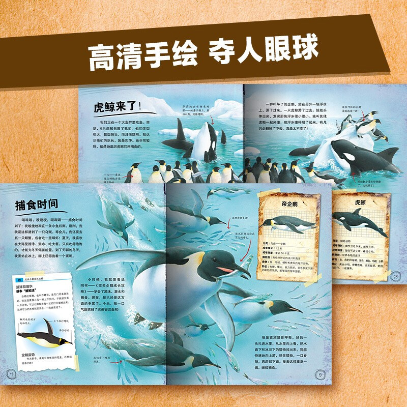 听老鹰讲故事[第二辑] [正版]动物王国大探秘全套12册 听动物海洋生物恐龙昆虫讲故事非注音小学生三四五六课外阅读书籍3高清大图