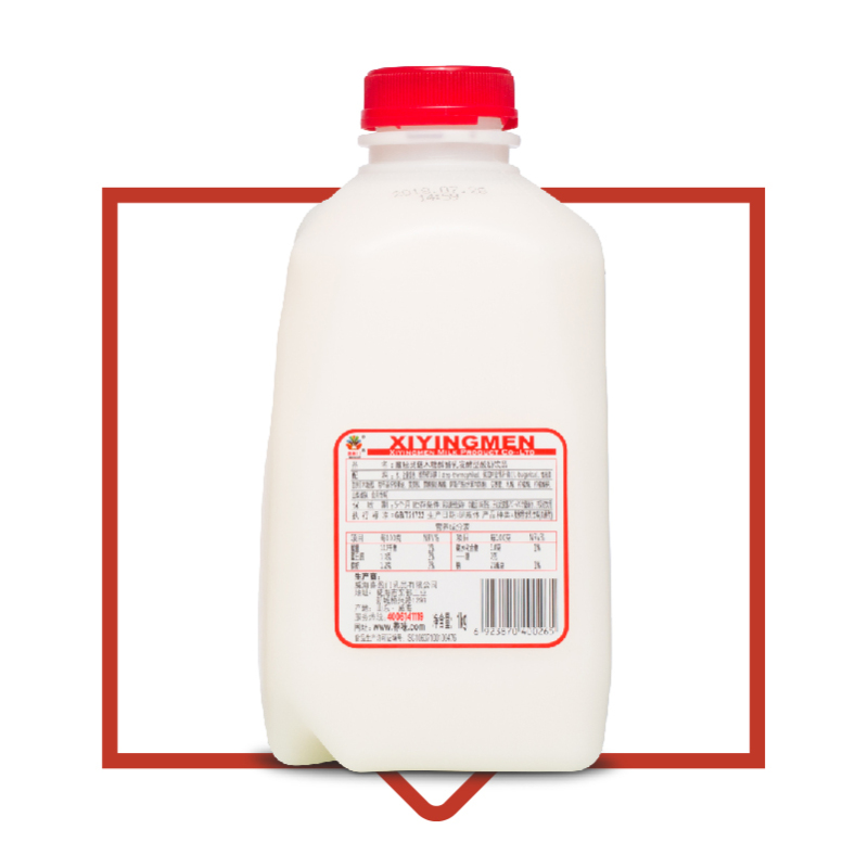 藏密灵菇木糖醇酪乳发酵型酸奶饮品 1kg*4/箱