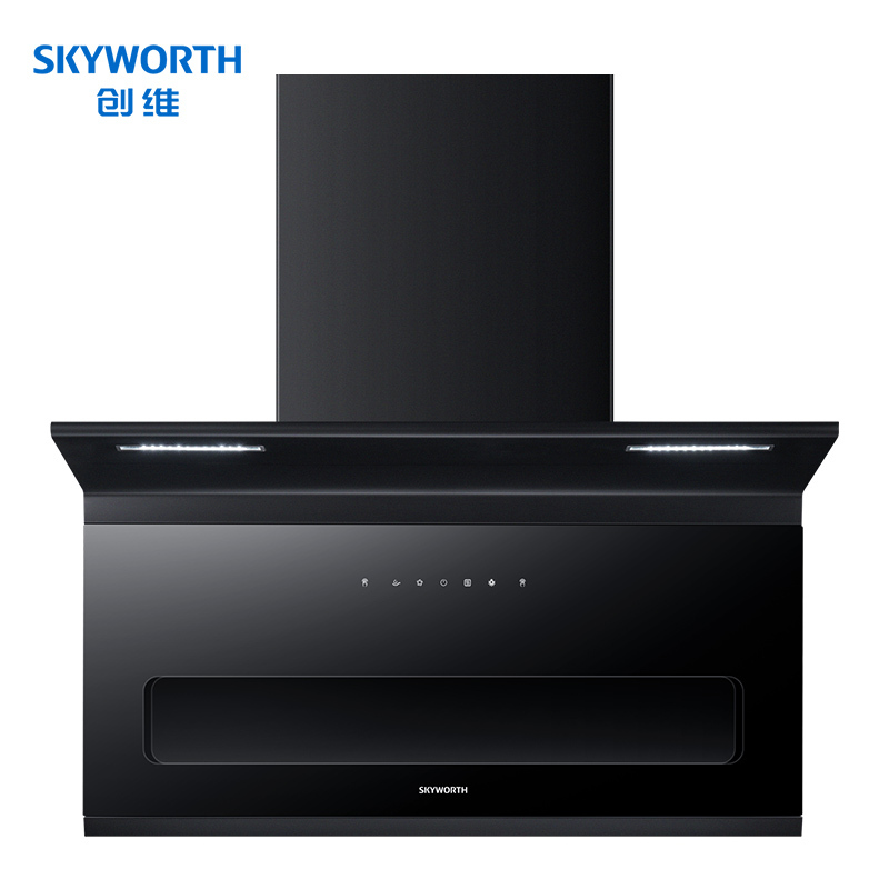 创维(SKYWORTH)油烟机灶具套装 厨房三件套 7字型抽油烟机灶具Y9+X1A+Z32液化气