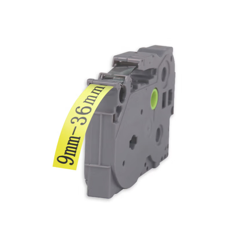 章楷标签色带PT-D210/P300BT/D200/1010白底黑字9mm 个