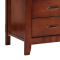 汉诺鑫威床头柜简约卧室床边储物柜标准款胡桃色50*41*50cm