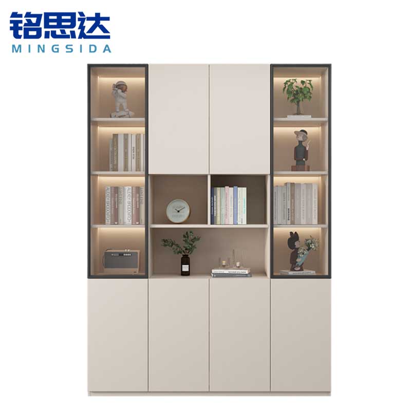 铭思达书柜展示柜 1.6米四门 台