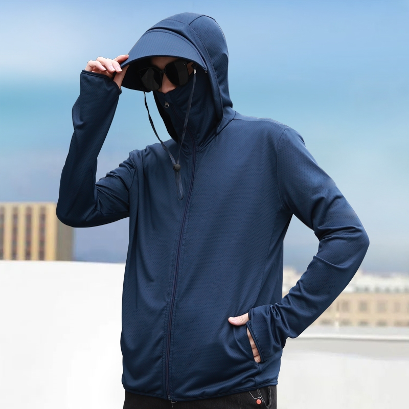 防晒衣闪电客男夏季薄款外套轻薄新透气紫外线钓鱼晒服男款视频