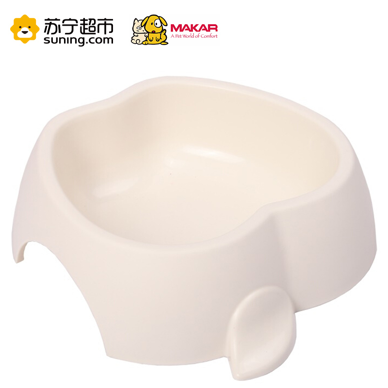 美卡(makar)宠物碗苹果碗猫碗塑料碗泰迪通用水盆金毛用品狗盆狗碗