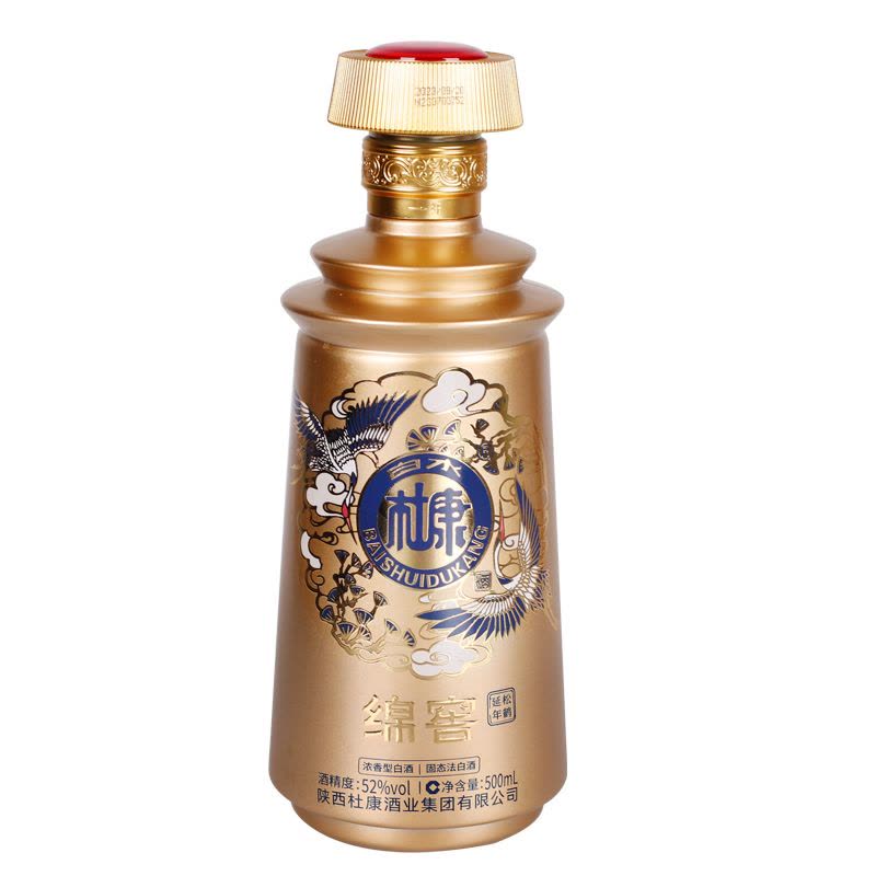 白水杜康 绵窖 52%vol 浓香型白酒 500ml/瓶 单瓶装图片