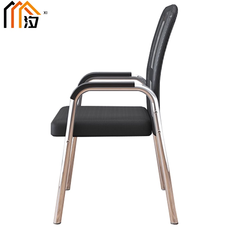 汐 会议椅四脚款把高清大图