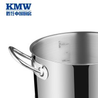 KMW汤锅捍卫者健康汤锅BHW240003德国锅具品牌品质 绒光工艺 304钢 加厚锅体 复底汤锅 大容量 易清洗
