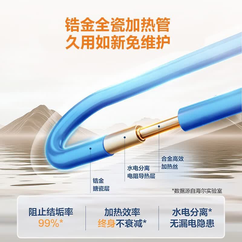 Leader海尔智家出品小厨宝上出水7升一级能效2200W速热小型电热水器厨宝洗碗神器长效保温85%热水输出率高清大图