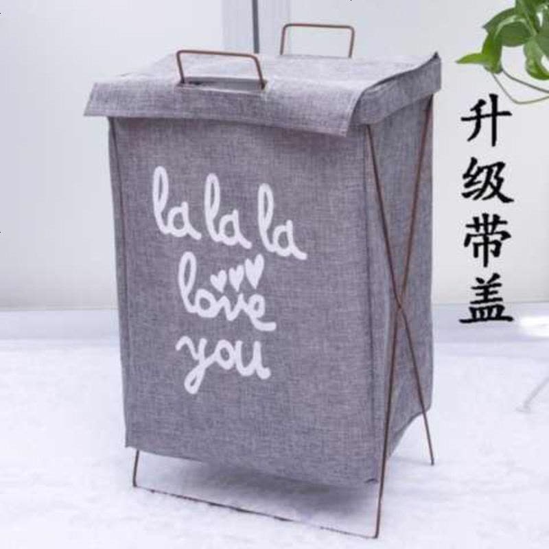 收纳筐可爱卡通布艺落地式脏衣桶白色衣物脏衣篮手提尿布收纳 柠檬黄 13柠檬黄图片