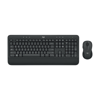 罗技(Logitech) MK545无线键鼠套装 防泼溅 黑色