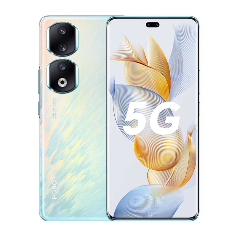 荣耀90Pro 16GB+256GB 冰羽蓝 2亿像素写真相机 调光护眼屏 5000mAh轻薄长续航 90W超级快充 一代骁龙8+旗舰芯片 5G手机高清大图