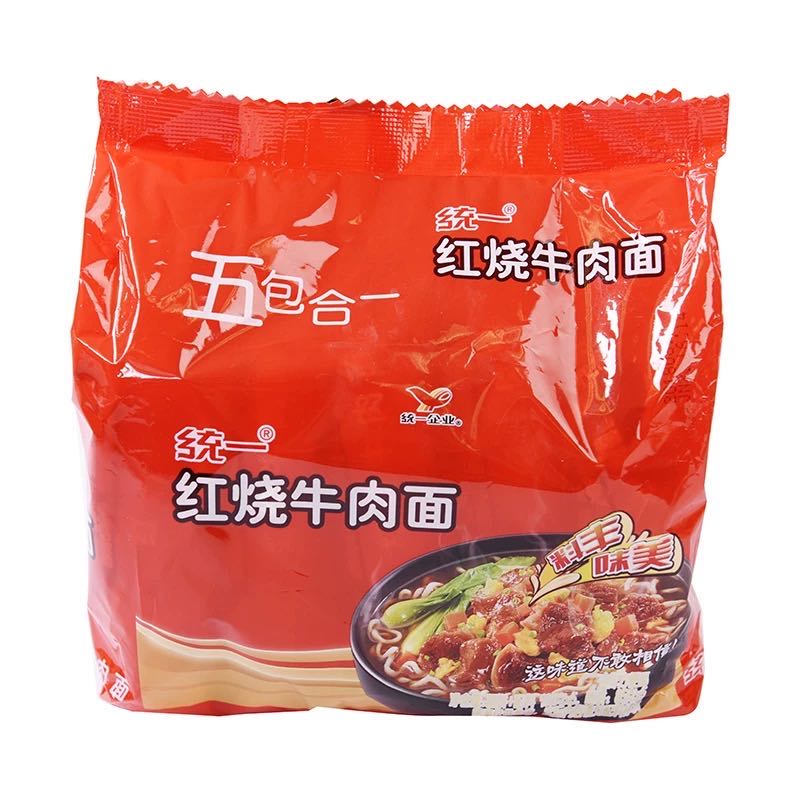 统一100红烧牛肉袋面103g24袋参数