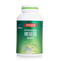 汤臣倍健(BY-HEALTH)螺旋藻咀嚼片120G 200片 600mg/片 片剂 瓶装