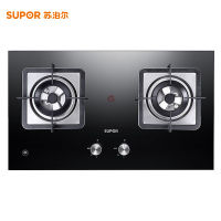 SUPOR/苏泊尔 QB616智能燃气灶嵌入式 WiFI智能控火 双灶天然气灶煤气灶 钢化玻璃(天然气)