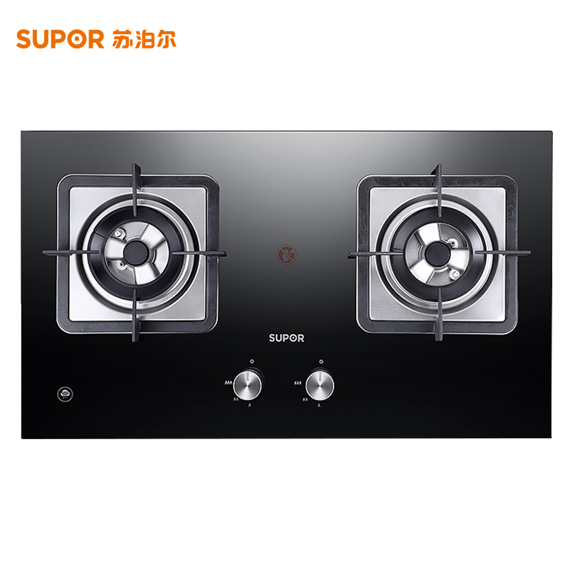 SUPOR/苏泊尔 QB616智能燃气灶嵌入式 WiFI智能控火 双灶天然气灶煤气灶 钢化玻璃(天然气)
