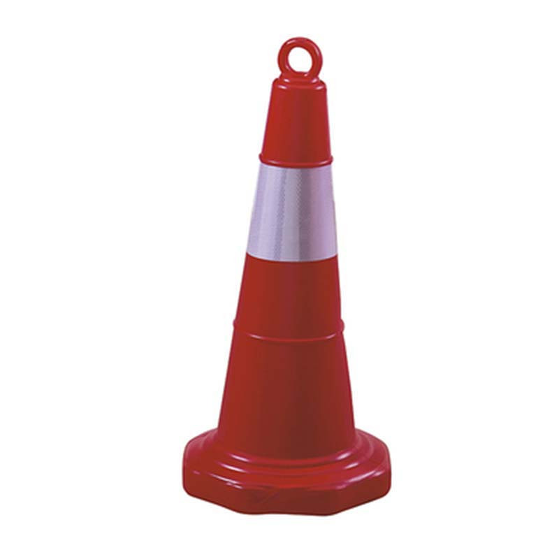 警示桶橡胶路锥塑料圆锥工地雪糕筒橡胶70cm4斤