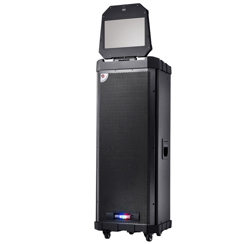 贝德双12吋户外广场舞会议音箱便携式一体机20声道音响有源带屏智能