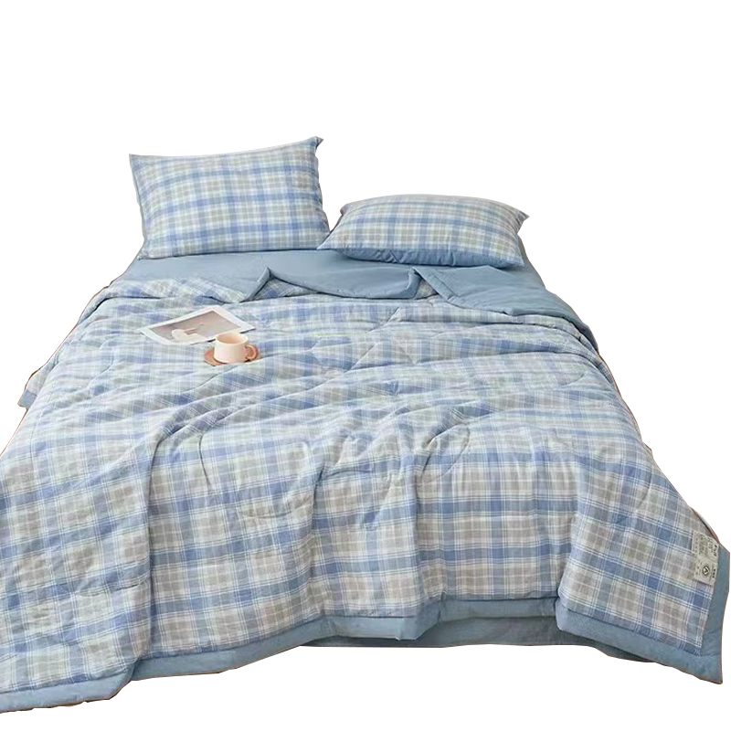 历途科技 全棉夏凉被 150CM*200CM 条高清大图