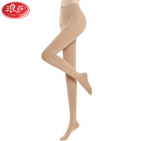 浪莎LangSha女士丝袜裤袜女春秋季中厚款天鹅绒加档外穿打底踩脚连裤袜1双 肤色/连裤 320D/单加档【建议12-20℃】