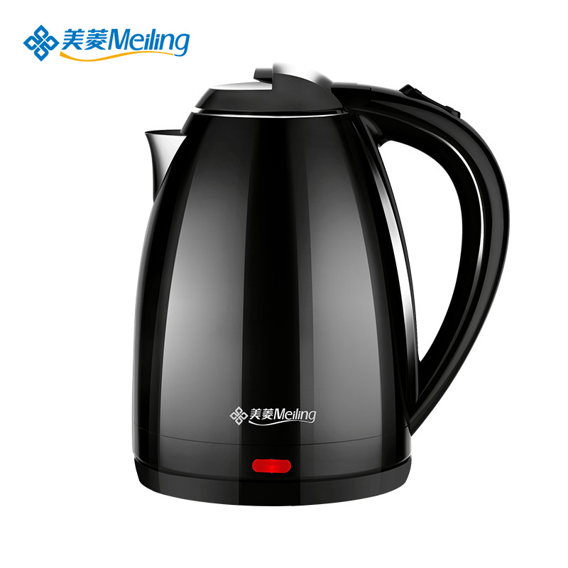 美菱(MeiLing) 电水壶MH-1802 家用通用食品级304不锈钢内胆 1.8L大容量双层防烫烧水壶