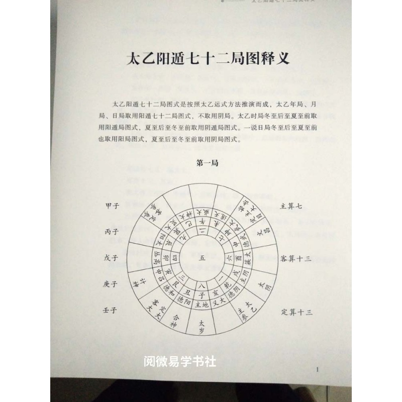 [正版]正品 《太乙局图释义汇编 》杨景馨 易数精华 中国国际广播高清大图