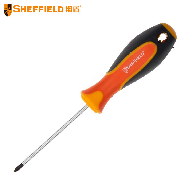 钢盾(SHEFFIELD) S059009 三色柄十字螺丝批PH3×150mm【家用】