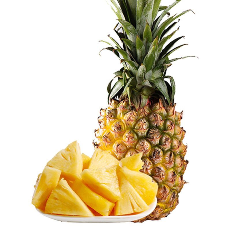 [西沛生鲜]广东徐闻菠萝 中果 净重9斤 箱装 新鲜水果 5-7个 产地直发 冷藏国产热带水果 西沛高清大图