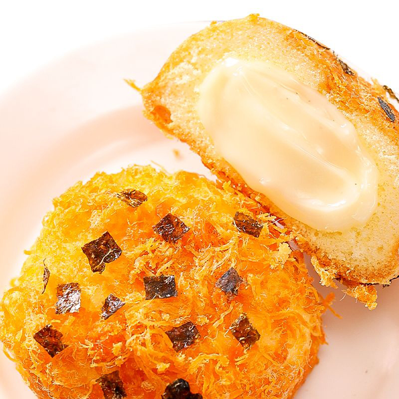 回头客爆浆肉松球海苔肉松味180g肉松吐司面包早餐芝士蛋糕点心