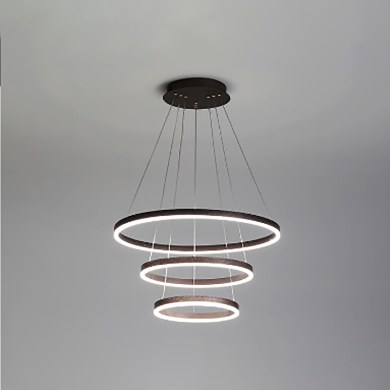 视贝餐吊灯同心圆金色ml14242wy金色4200k视频