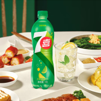 百事可乐 7喜 七喜7up 柠檬味 碳酸饮料1L*2瓶 (新老包装随机发货)