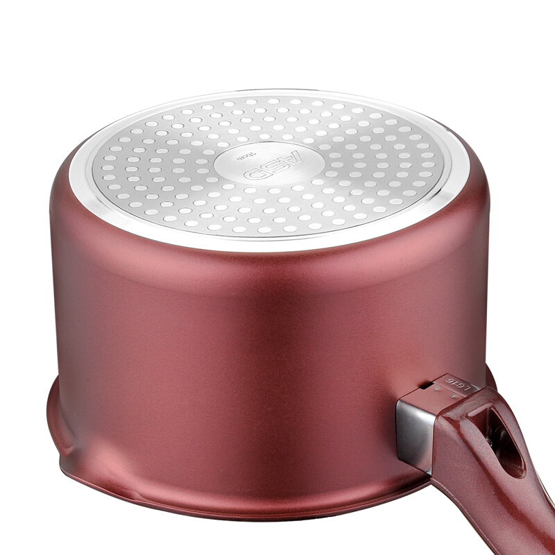爱仕达(ASD)可立不粘奶锅16cm 家用带流嘴蒸格蒸屉磁通多用泡面蒸煮锅汤锅热牛奶锅具宝宝婴儿小辅食锅 燃气电磁炉通用
