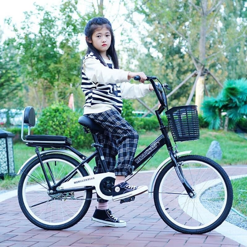 儿童7岁12岁折叠自行车小学生公主单车18 20 22寸高清大图